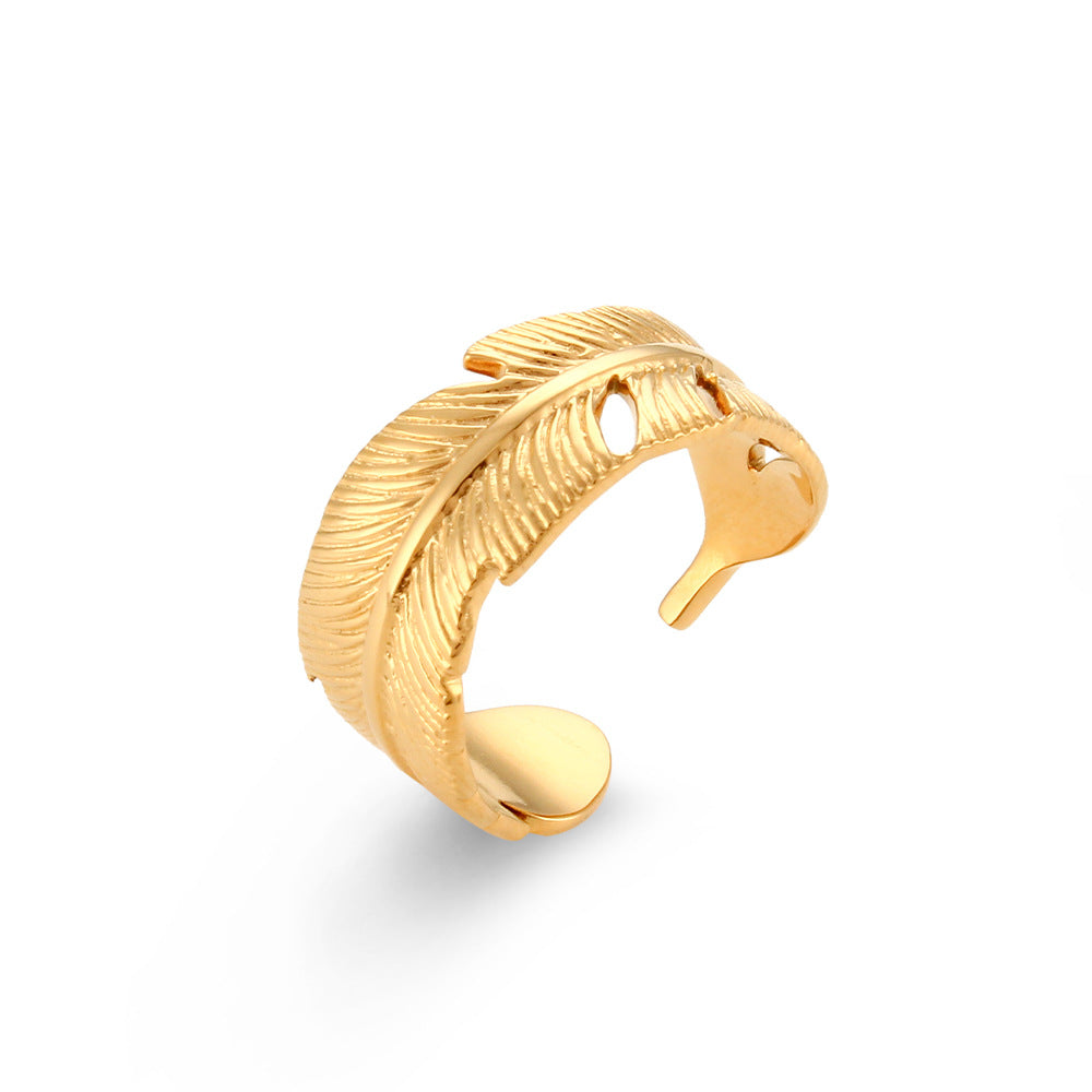 Set de Bagues Empilables Dorées 18K