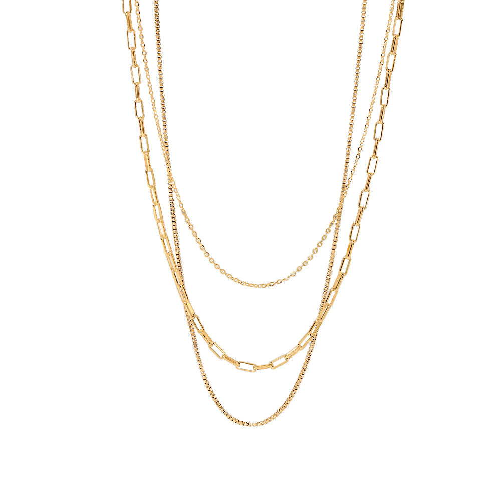 Collier Trio  Acier