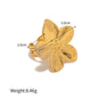 Bague en Acier Inoxydable Doré Ajustable