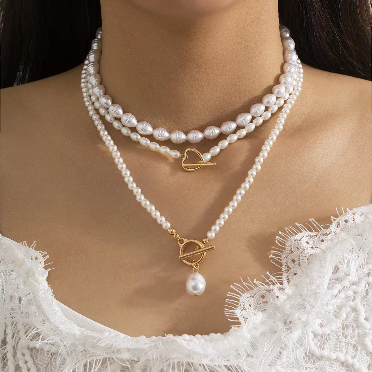 Collier de Perles Baroques