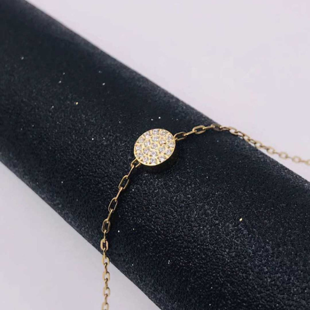Collier Soleil Acier Inoxydable Doré