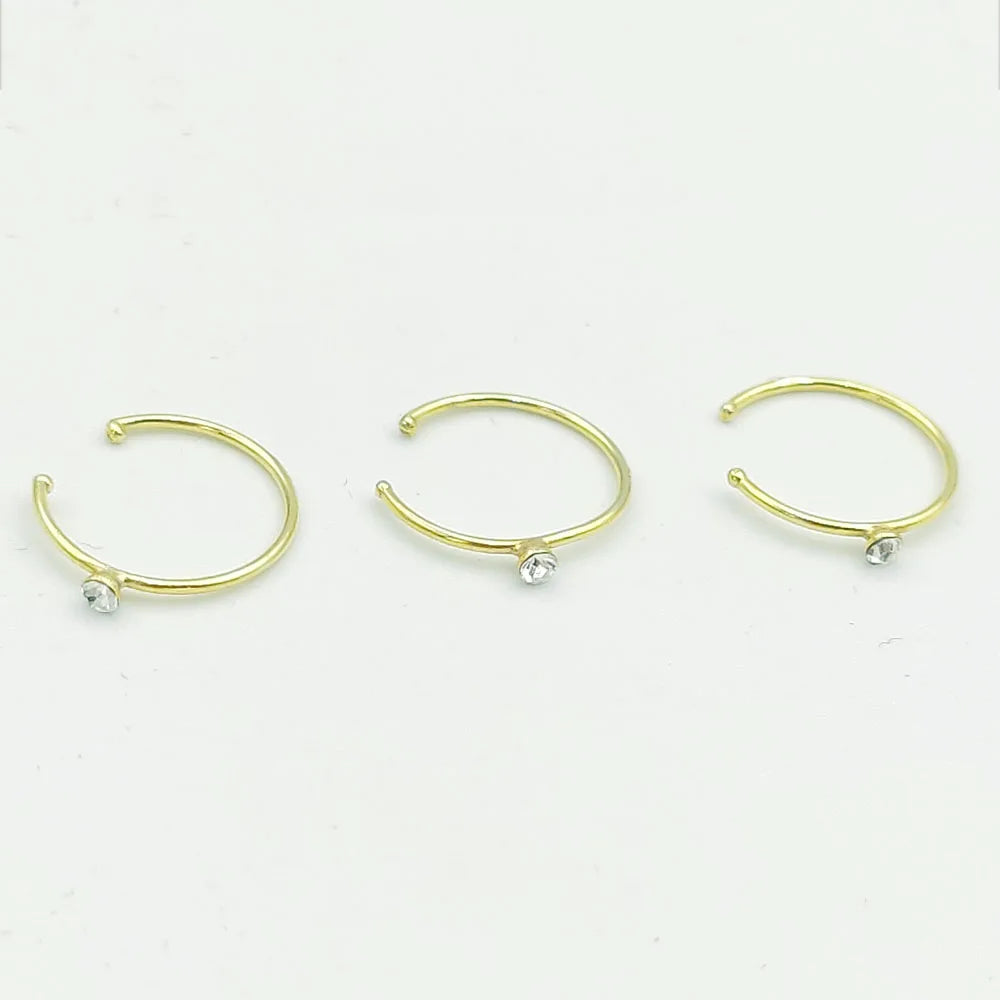 Piercing Nez Argent 925 Zircon – Fin & Discret