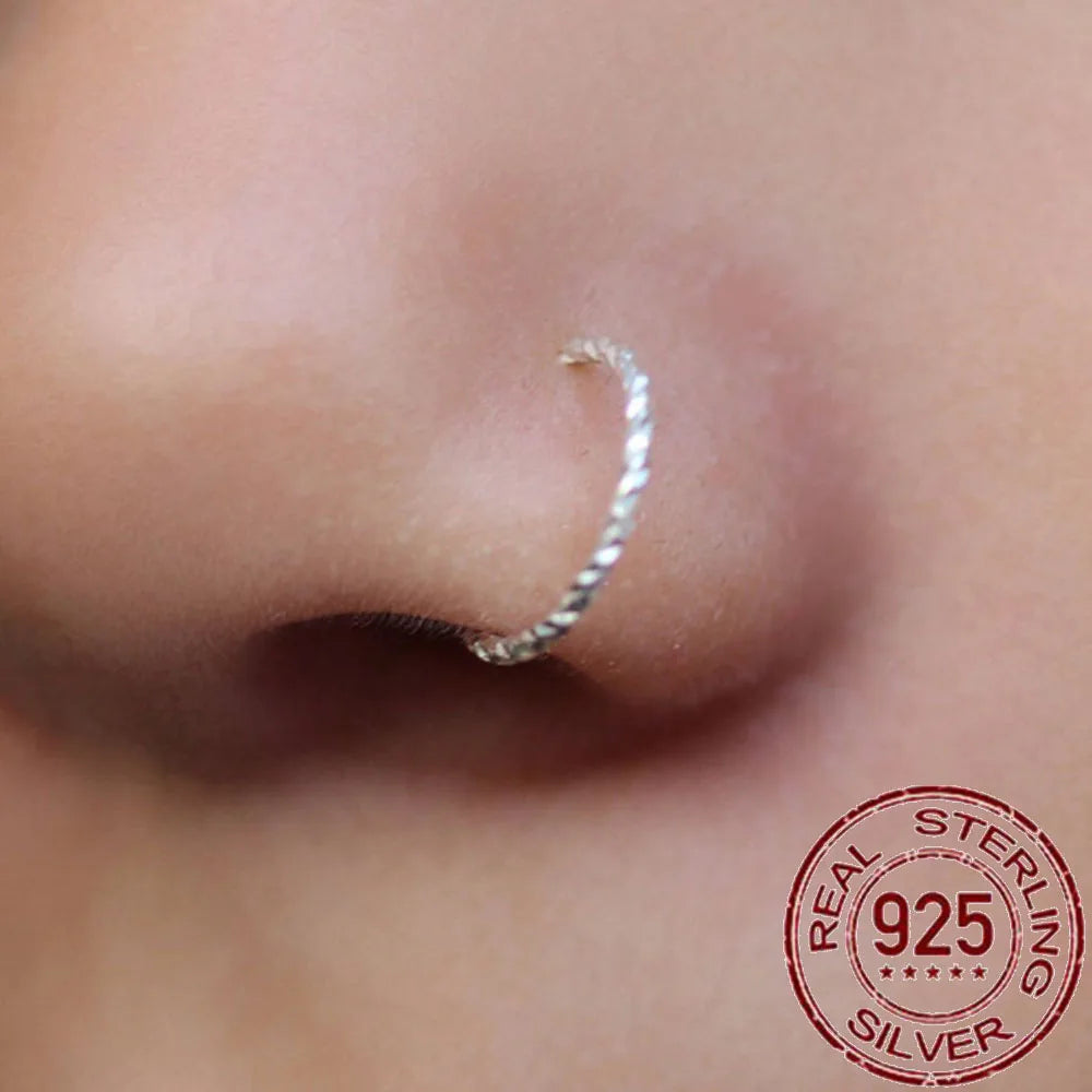 Piercing Nez Argent 925 Zircon – Fin & Discret