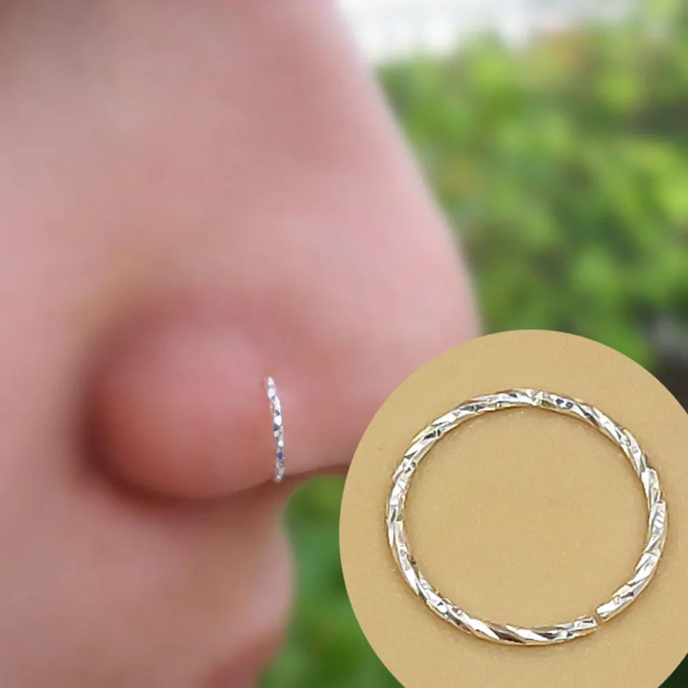 Piercing Nez Argent 925 Zircon – Fin & Discret