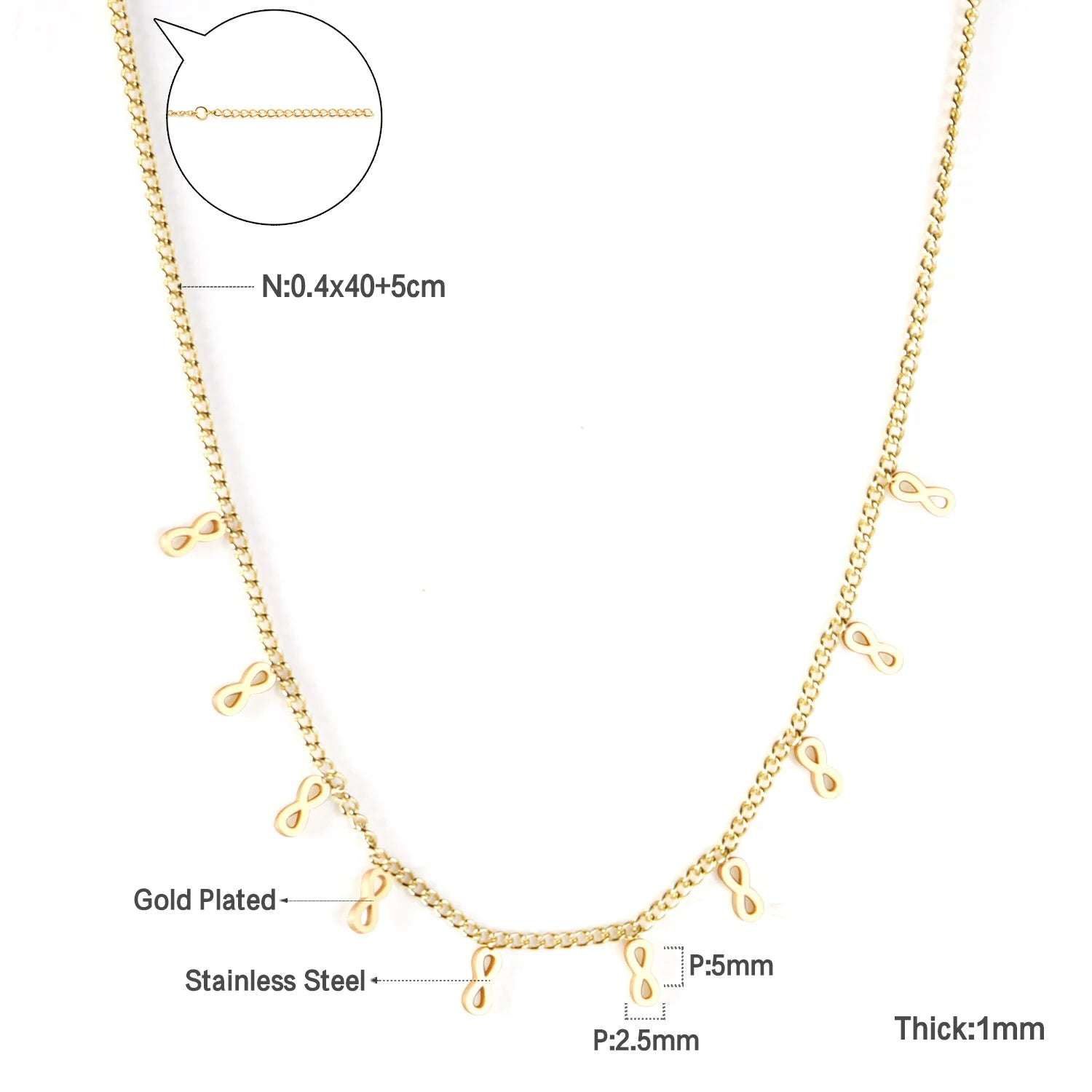 Collier superposé dorées