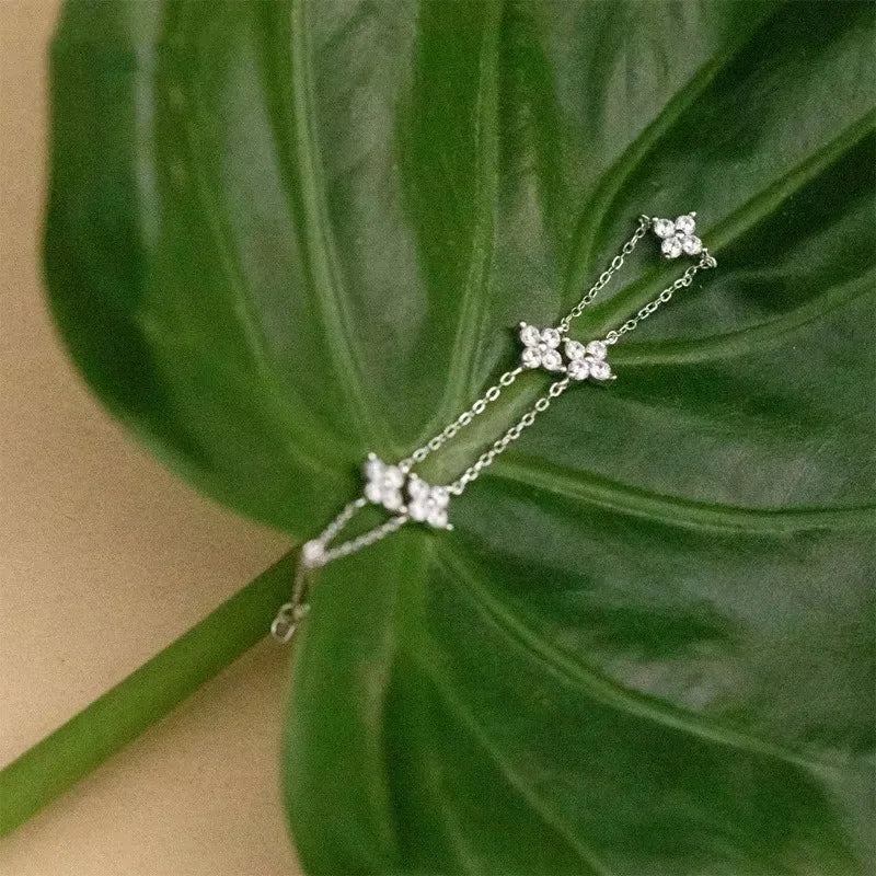 Bracelet Trèfle 4 Feuilles Doré