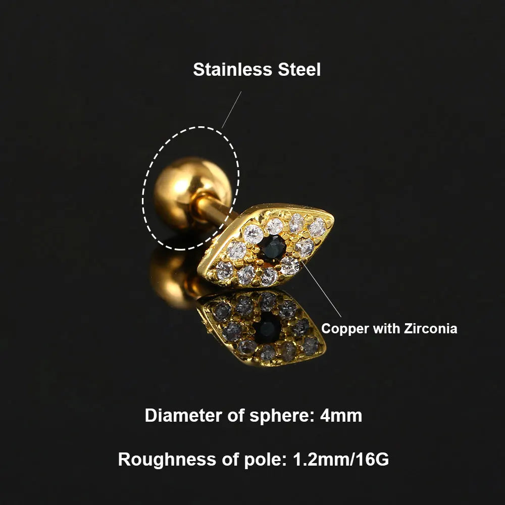Piercing Cartilage Zircon – Tragus & Helix Tendance
