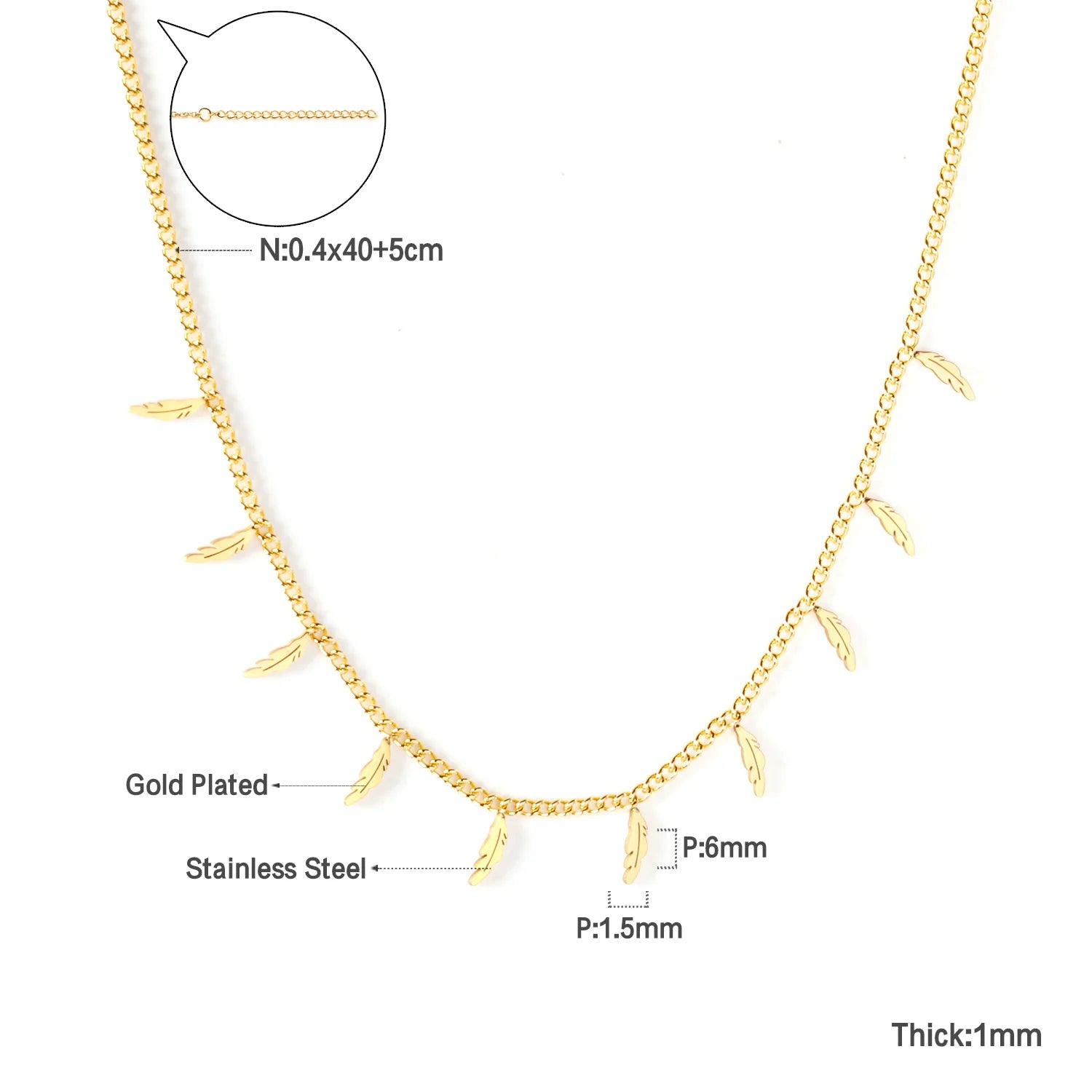Collier superposé dorées
