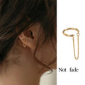 Ear Cuff Sans Perçage – Bijou Minimaliste Doré
