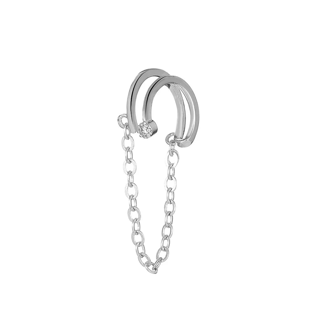 Ear Cuff Sans Piercing – Boucles d'Oreilles Clip Femme