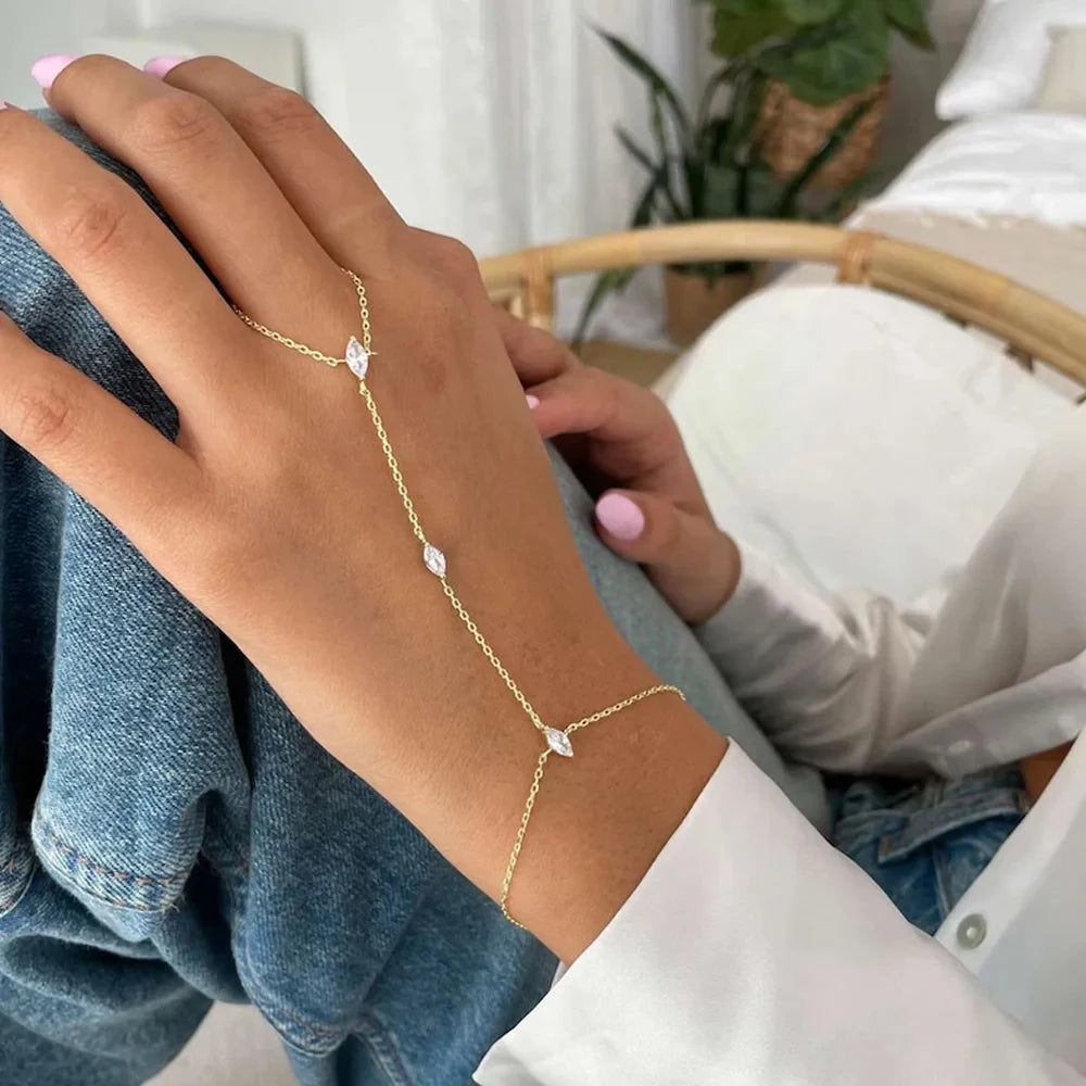 Bracelet Chaîne Mains Bohème