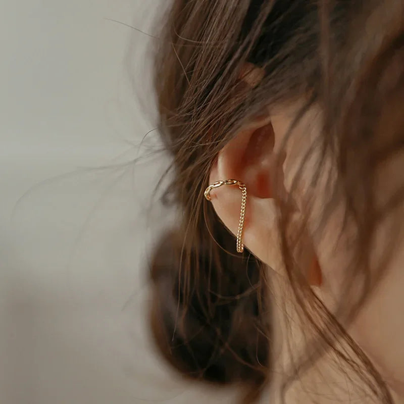 Ear Cuff Sans Piercing – Boucles d'Oreilles Clip Femme