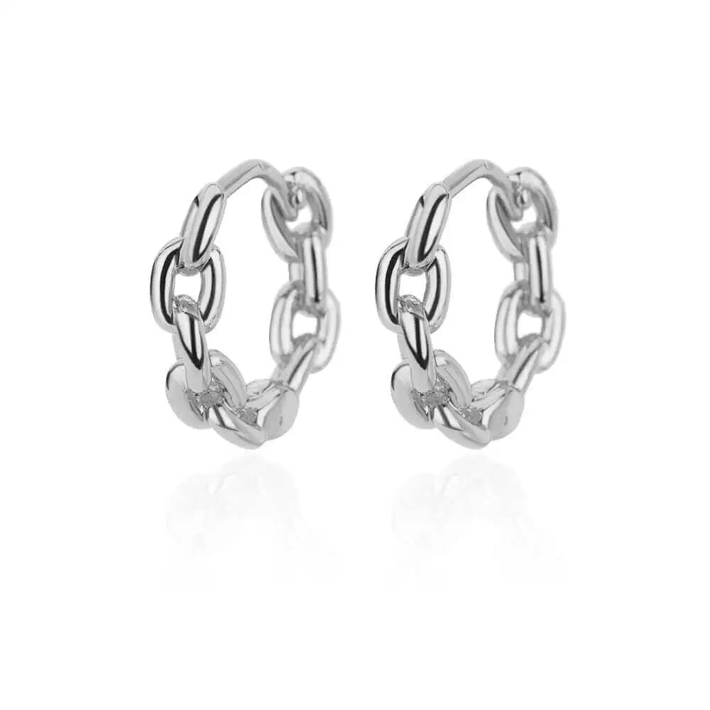 Boucles d'Oreilles Créoles Rondes – Acier Inoxydable Doré & Argenté
