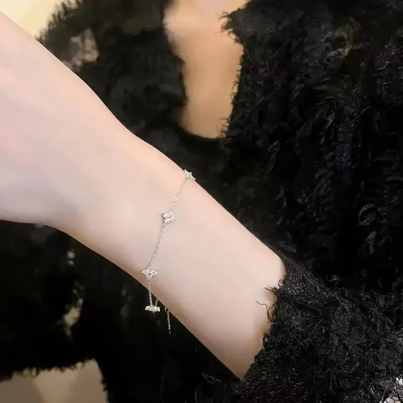 Bracelet Trèfle 4 Feuilles Doré