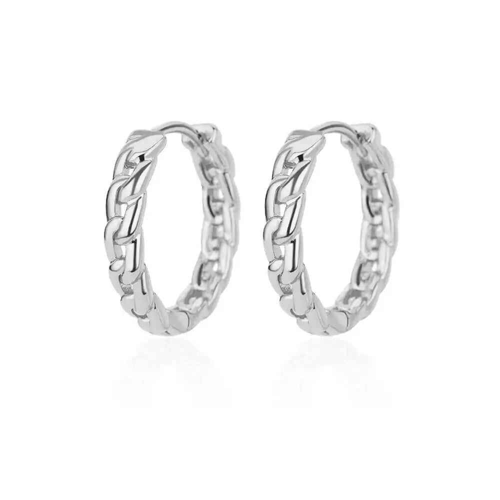 Boucles d'Oreilles Créoles Rondes – Acier Inoxydable Doré & Argenté