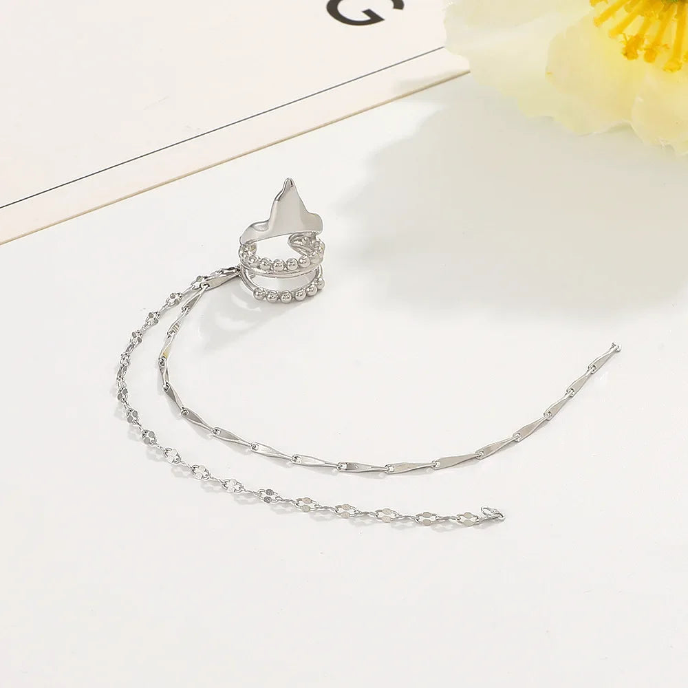 Ear Cuff Sans Piercing – Boucles d'Oreilles Clip Femme