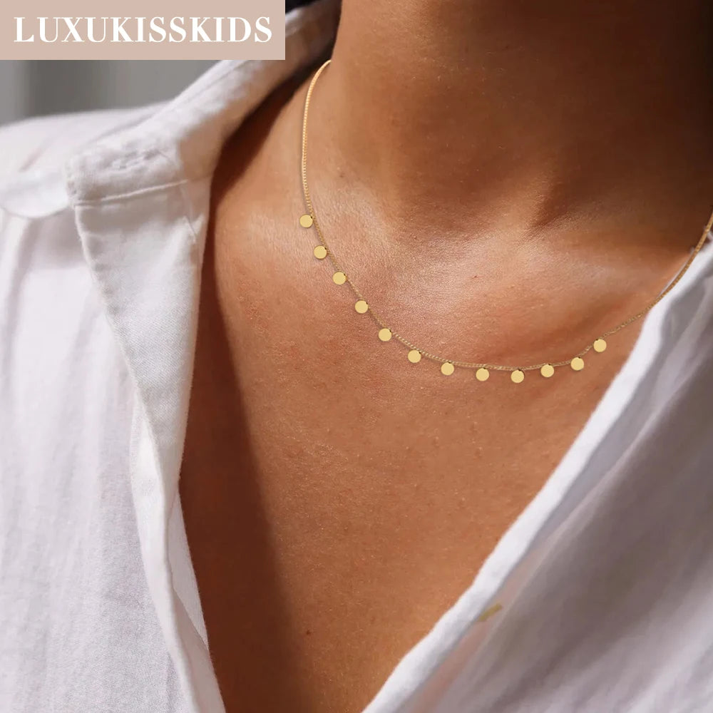 Collier superposé dorées