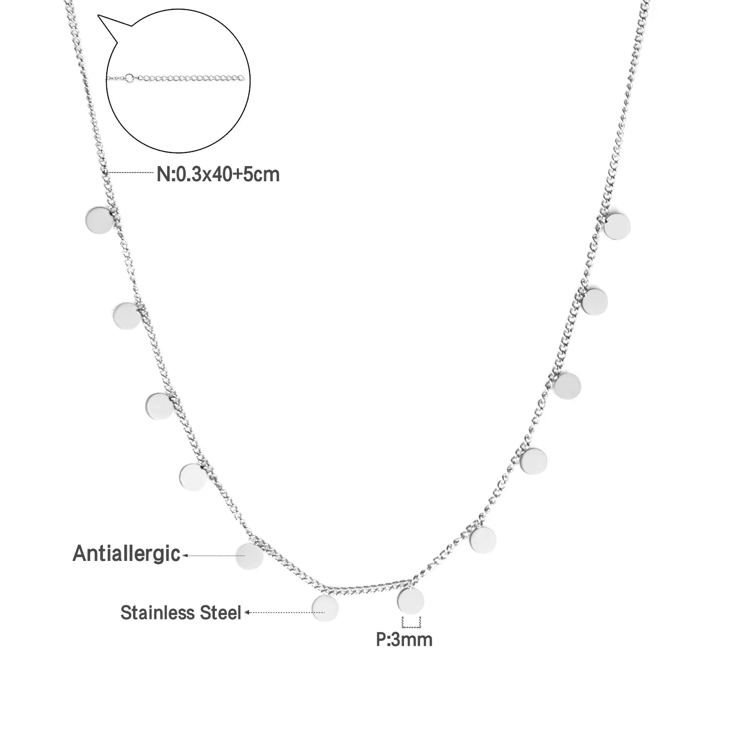 Collier superposé dorées