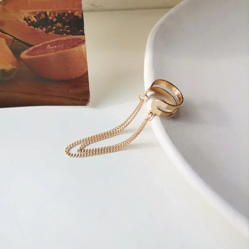 Ear Cuff Sans Piercing – Boucles d'Oreilles Clip Femme