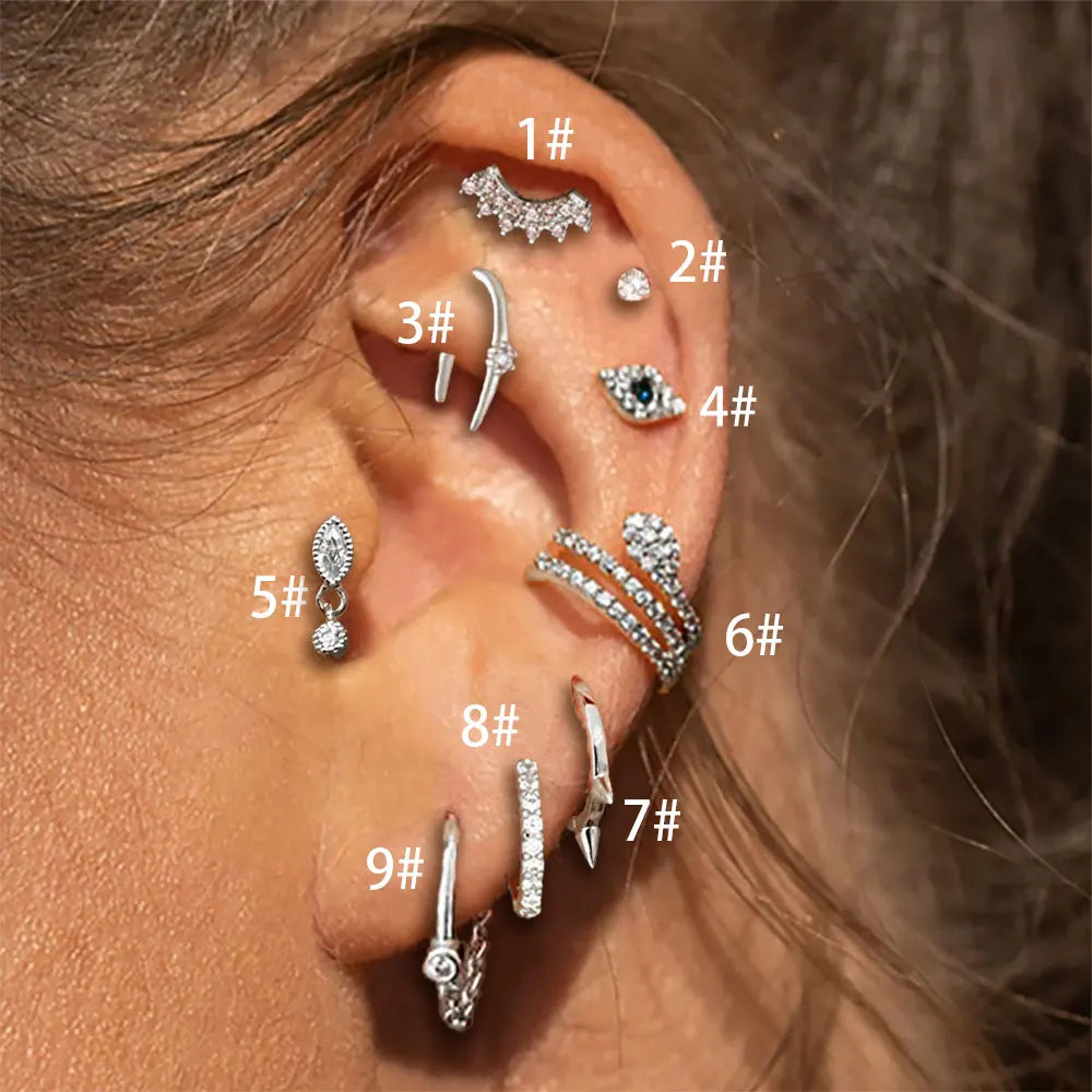 Piercing Cartilage Zircon – Tragus & Helix Tendance