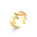Set de Bagues Empilables Dorées 18K