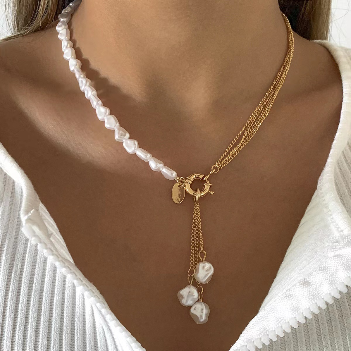 Collier de Perles Baroques