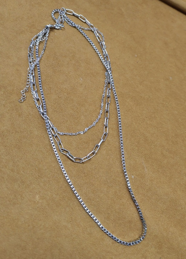 Collier Trio  Acier